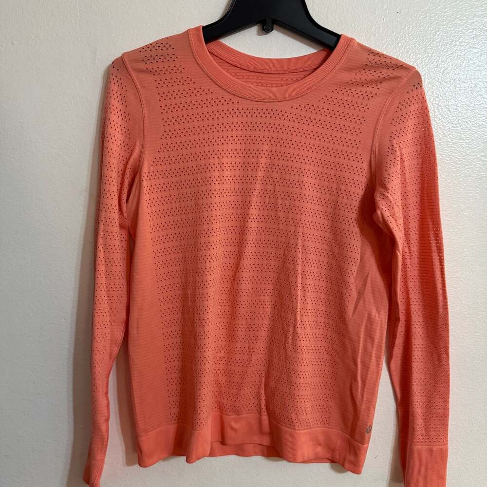 lululemon athletica Peach Long Sleeve Tee